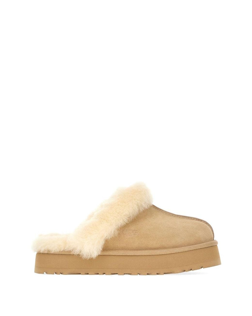 Ugg White Disquette Slippers