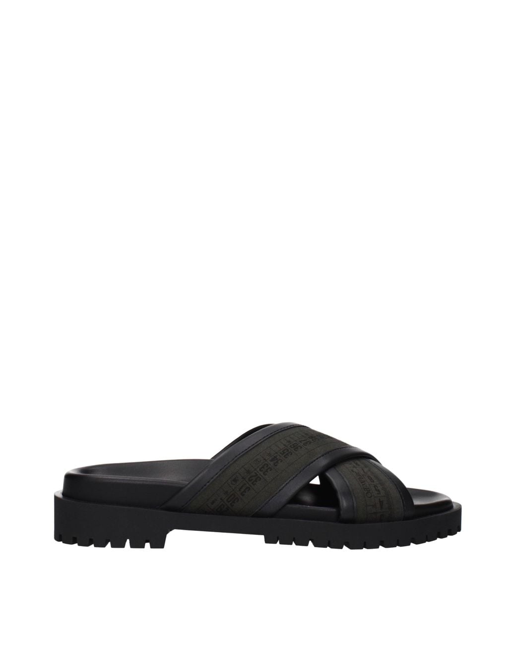 Off-White c/o Virgil Abloh Black Off Sneakers Chicago Fabric/Military for men