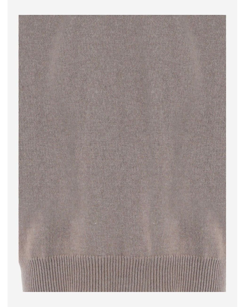 Jil Sander Gray Wool Blend Sweater