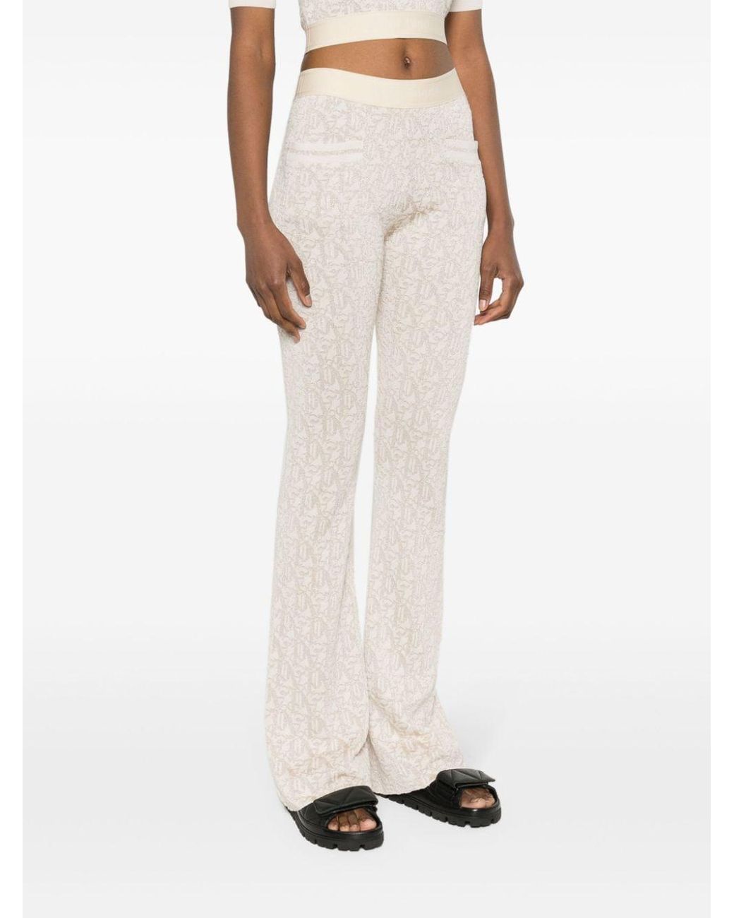 Palm Angels Natural Beige Hosen PWHG026 R24 KNI001