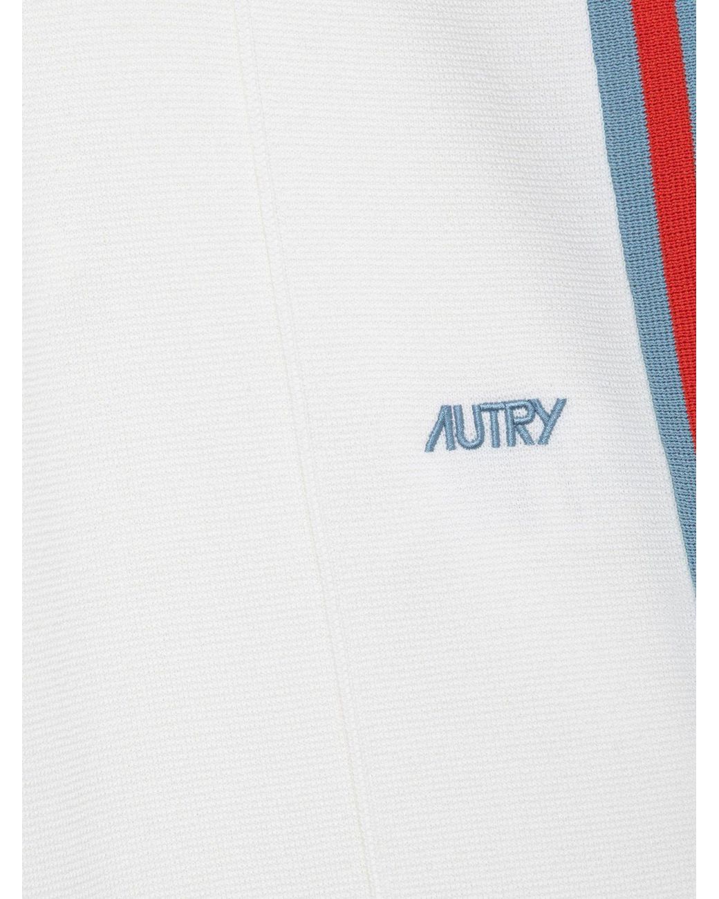 Autry White Viscose Blend Sweatpants