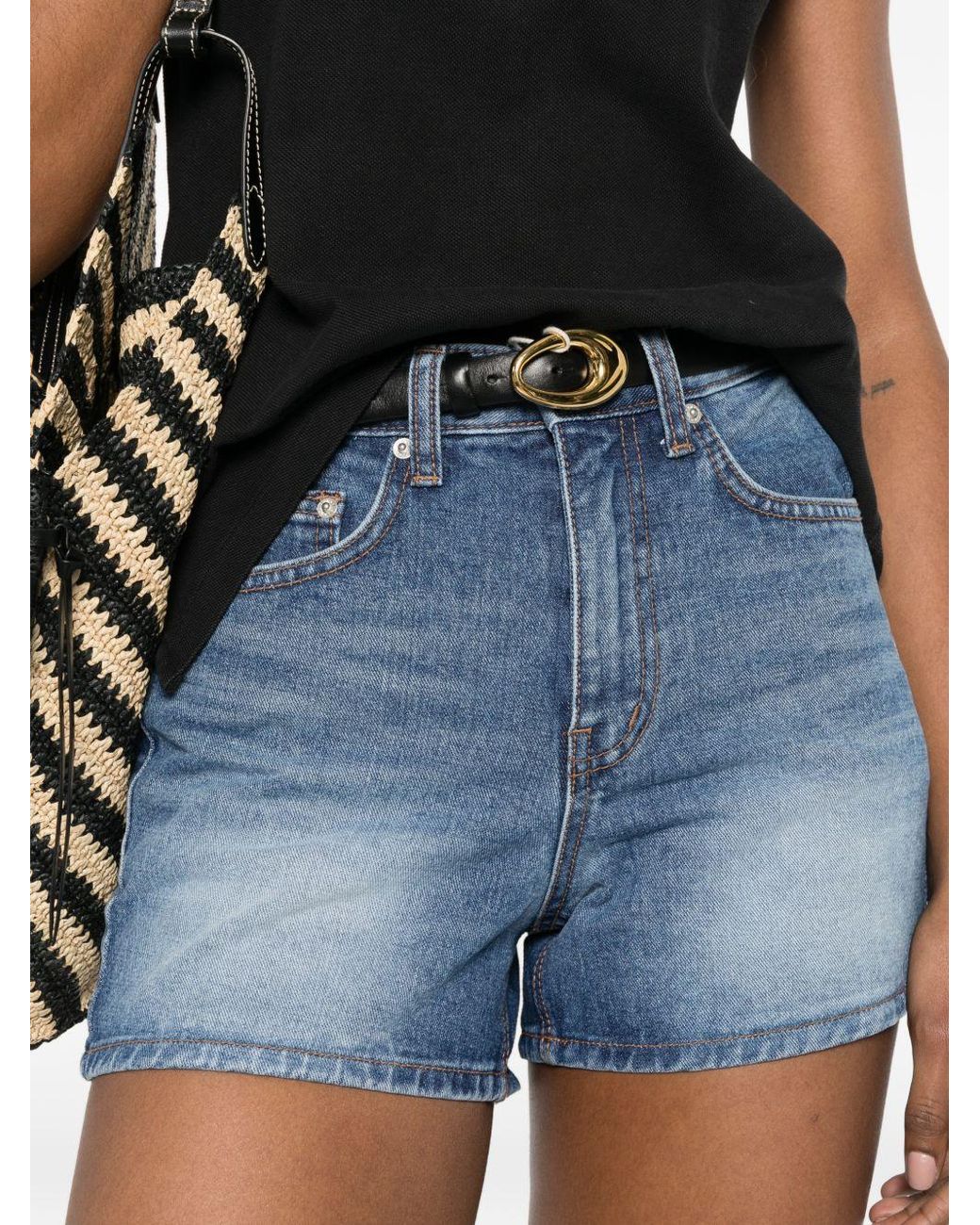 DUNST Blue Denim Mini Shorts