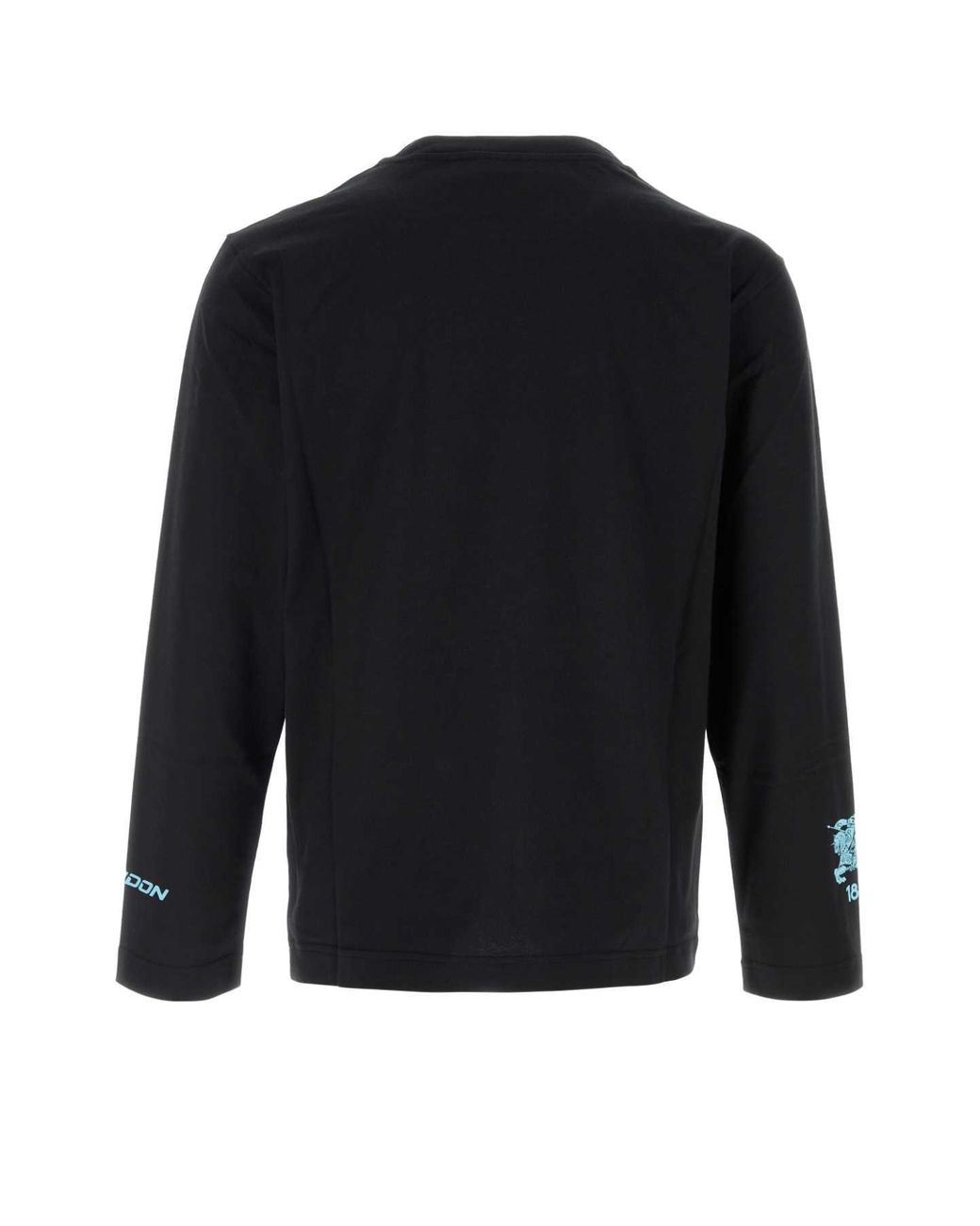 Burberry Black Cotton T Shirt