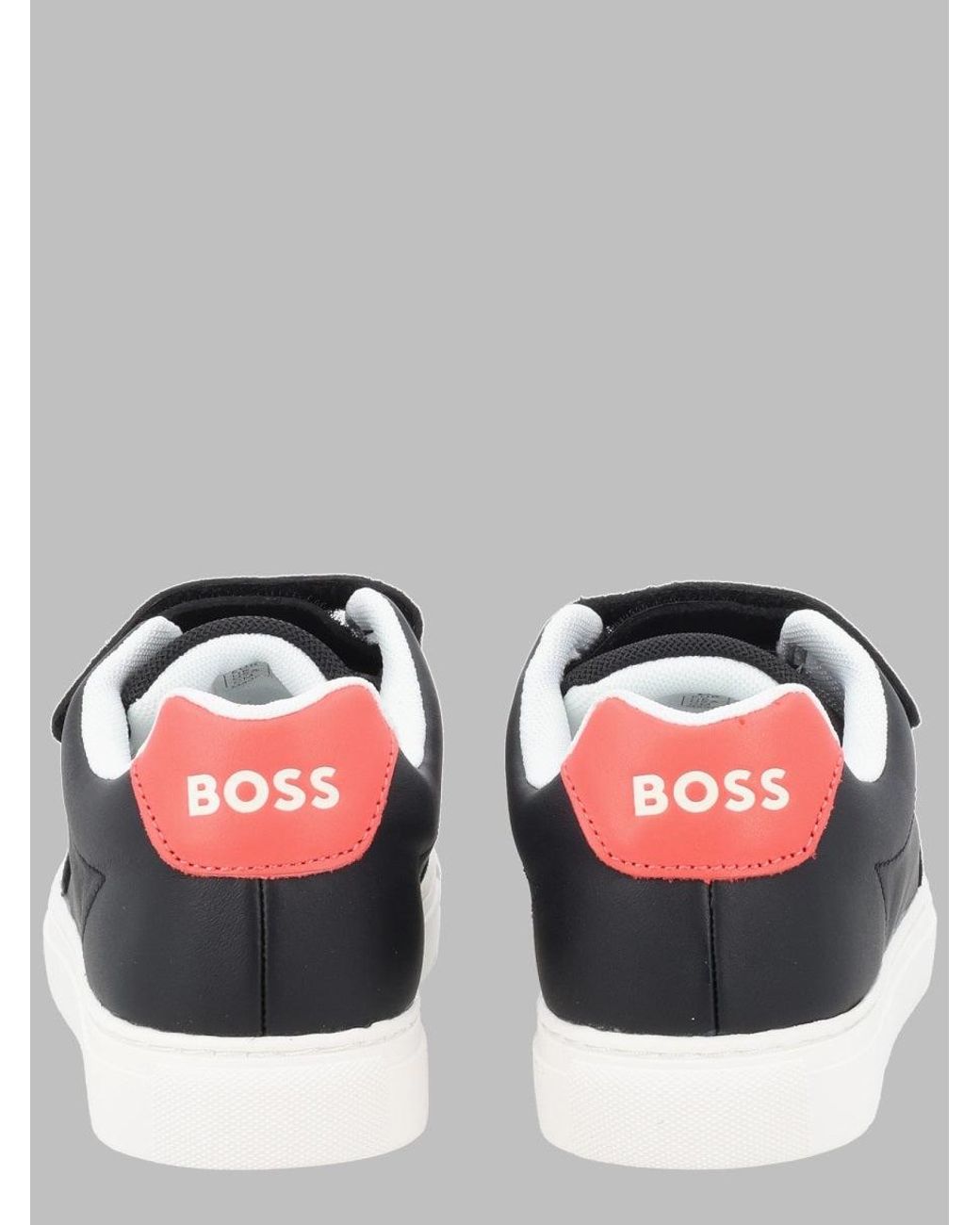 Boss Black Kids Velcro Strap Sneakers