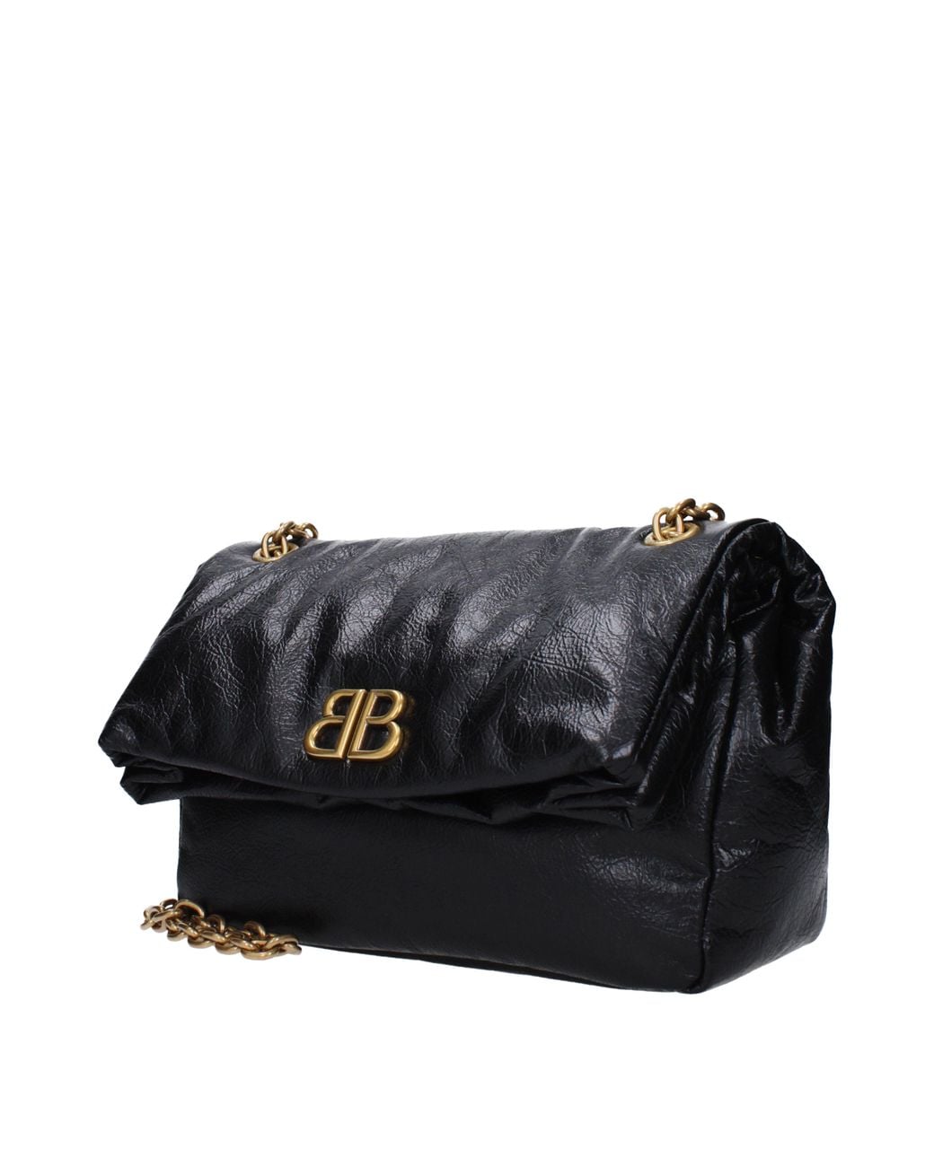 Balenciaga Black Borse A Spalla Monaco Donna Pelle Nero