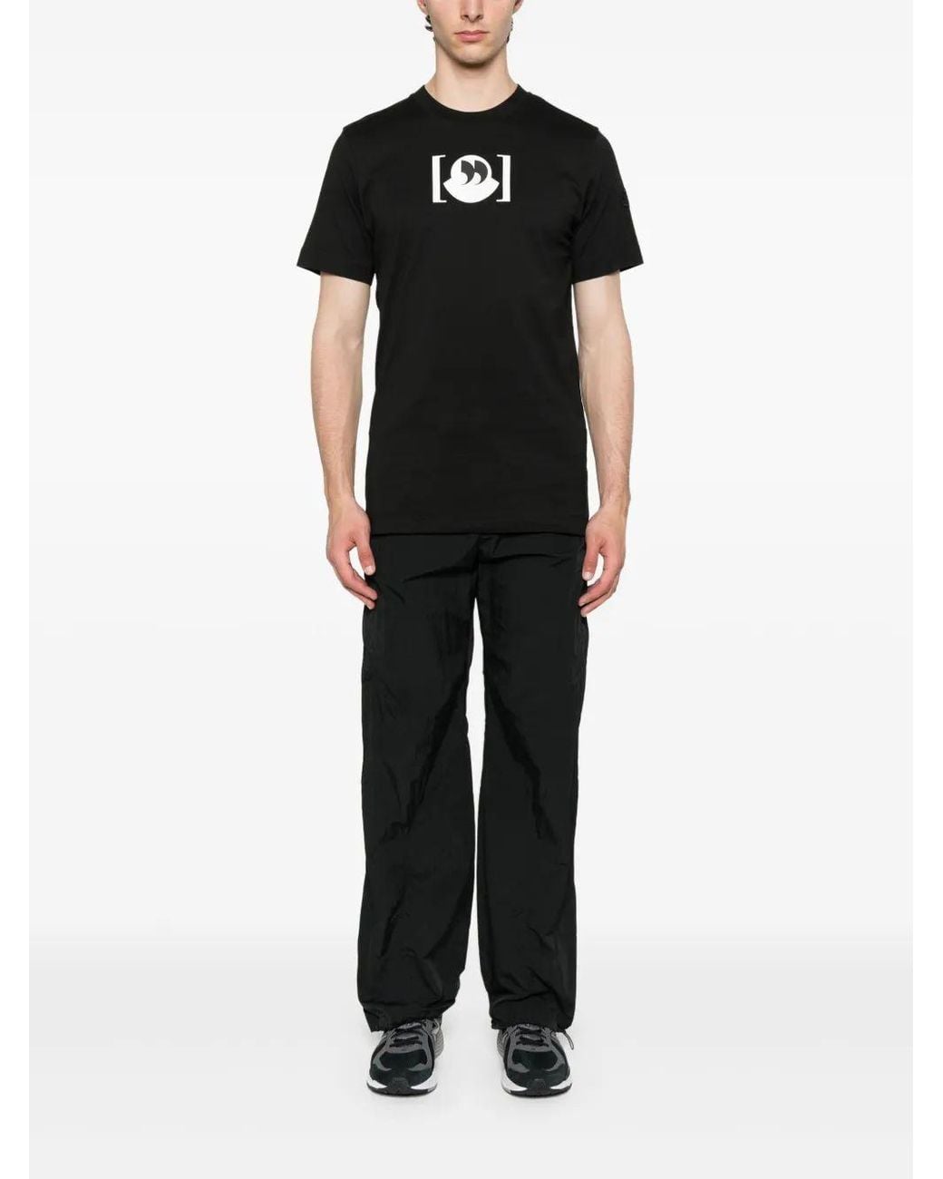Moncler Black Ss T Shirt for men