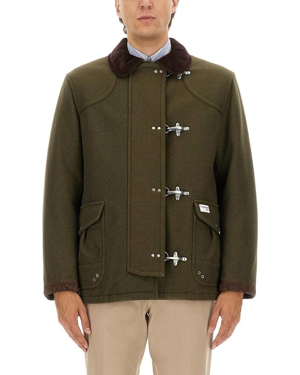 Fay Green "4 Hooks" Jacket for men