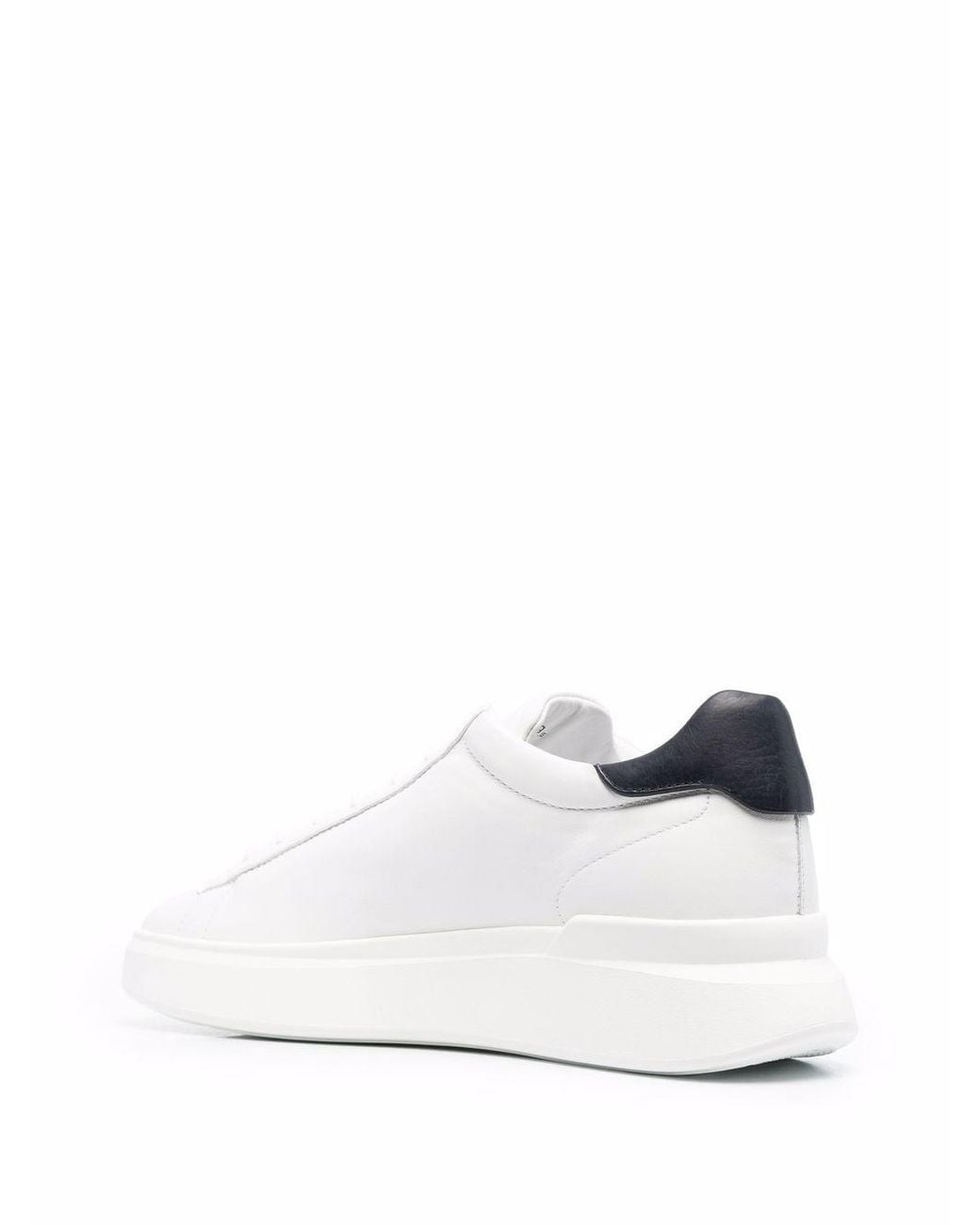 Hogan White H580 Leather Sneakers
