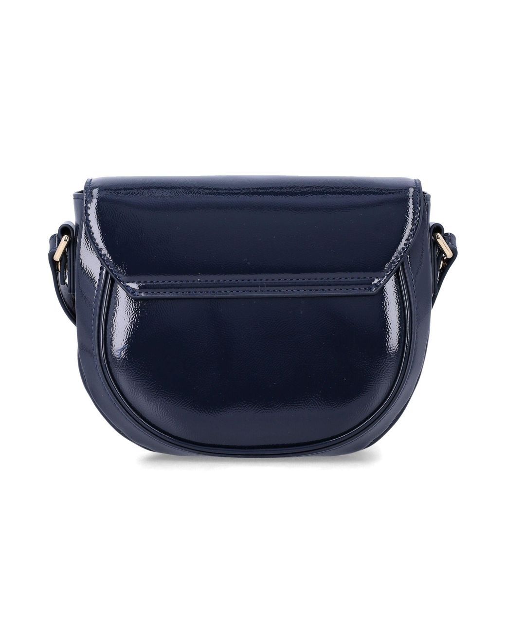 Marni Blue Girls Patent Mini Crossbody Bag