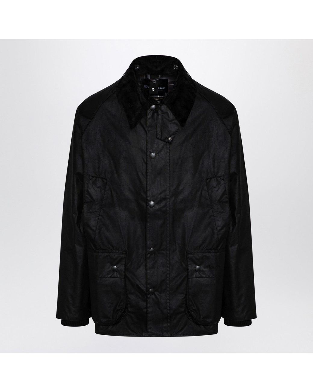 Barbour Waxed Bedale Jacket in Black for Men Lyst Canada