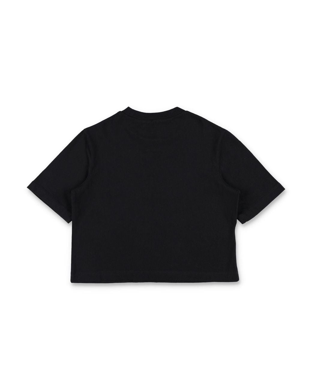 Marni Black Girls 100% Cotton T-Shirt