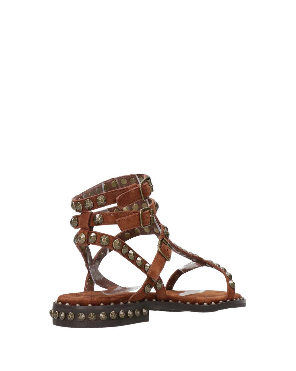 Ash Brown Sandalen Ton