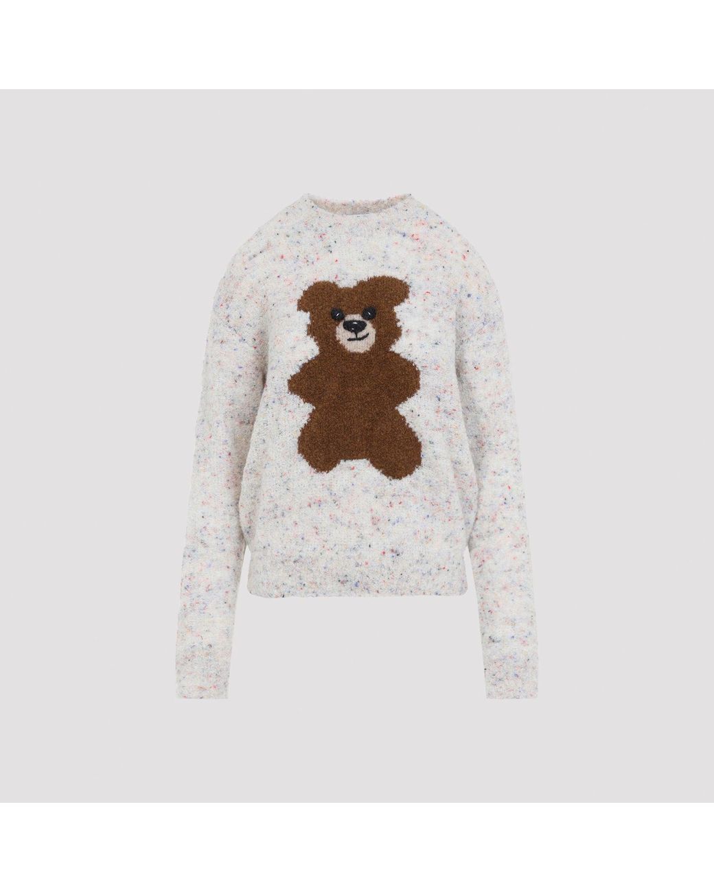 Moschino White Bear Sweater