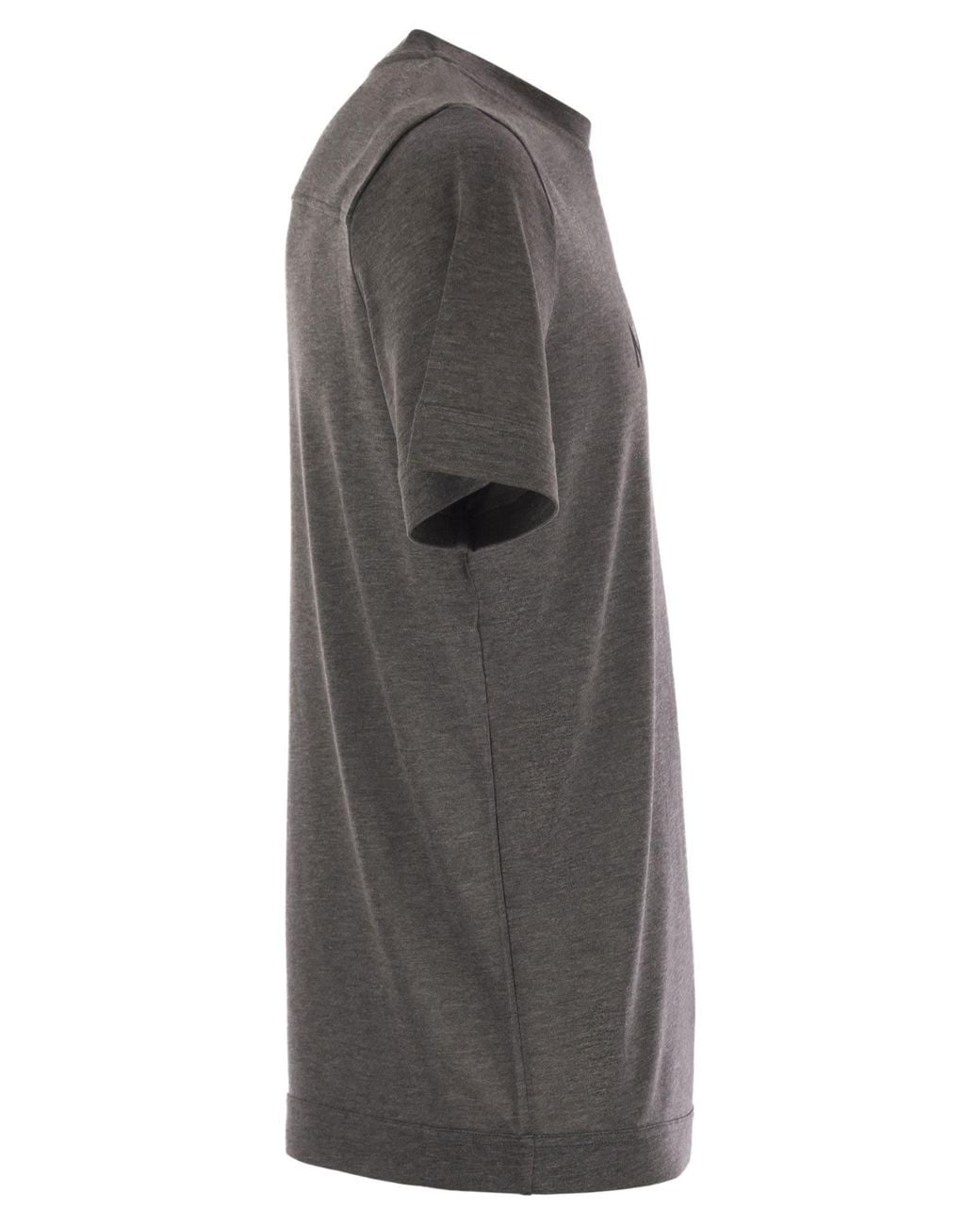 Moncler Gray Logo T Shirt