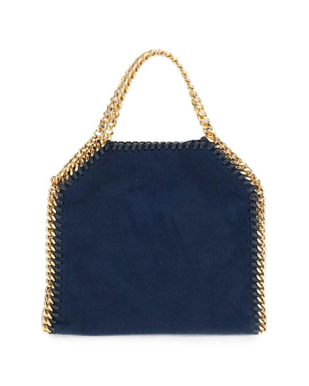 Stella McCartney Blue Falabella Shoulder Bag With Chain Trim