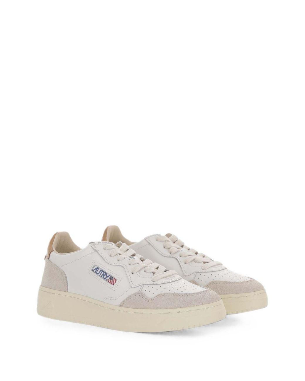 Autry White Medialist Low Sneakers