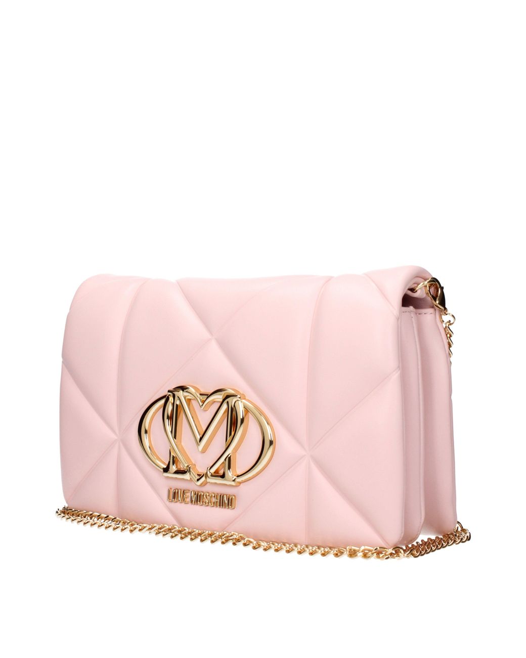Love Moschino Pink Pochette Polyurethane/Powder