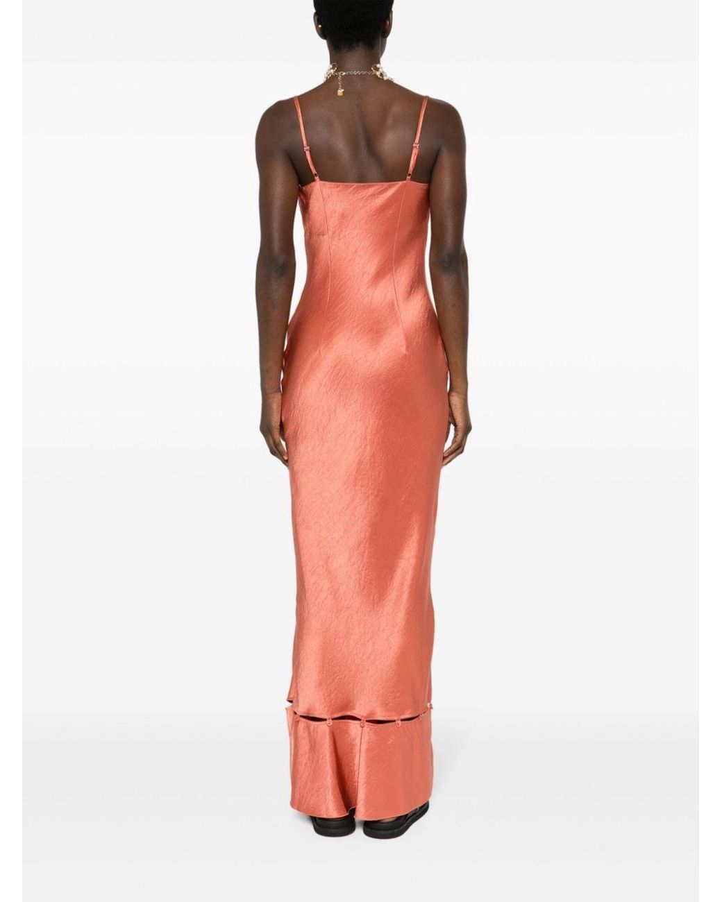 Nanushka Maxi-Jurk in het Red