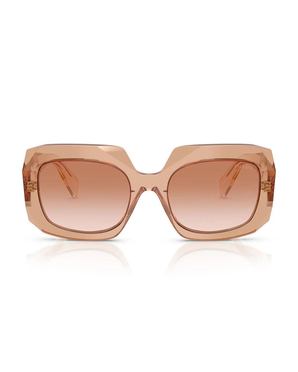 Prada Zonnebril Prb23 S 28 E50 S Chocolade/bruin Verloop Dames in het Brown