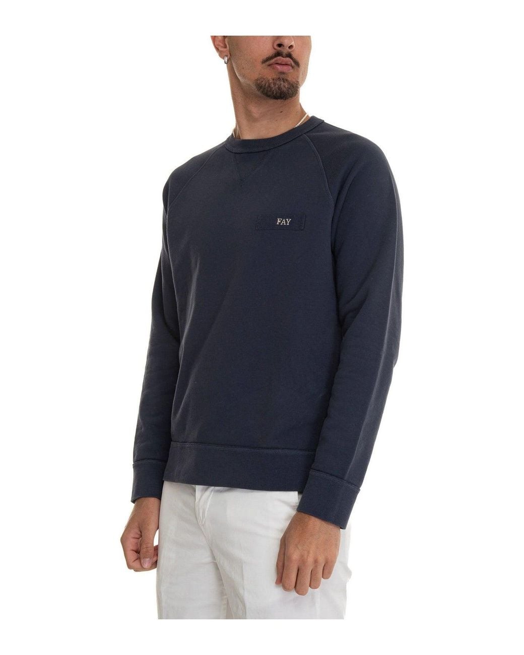 Fay Blue Sweaters for men