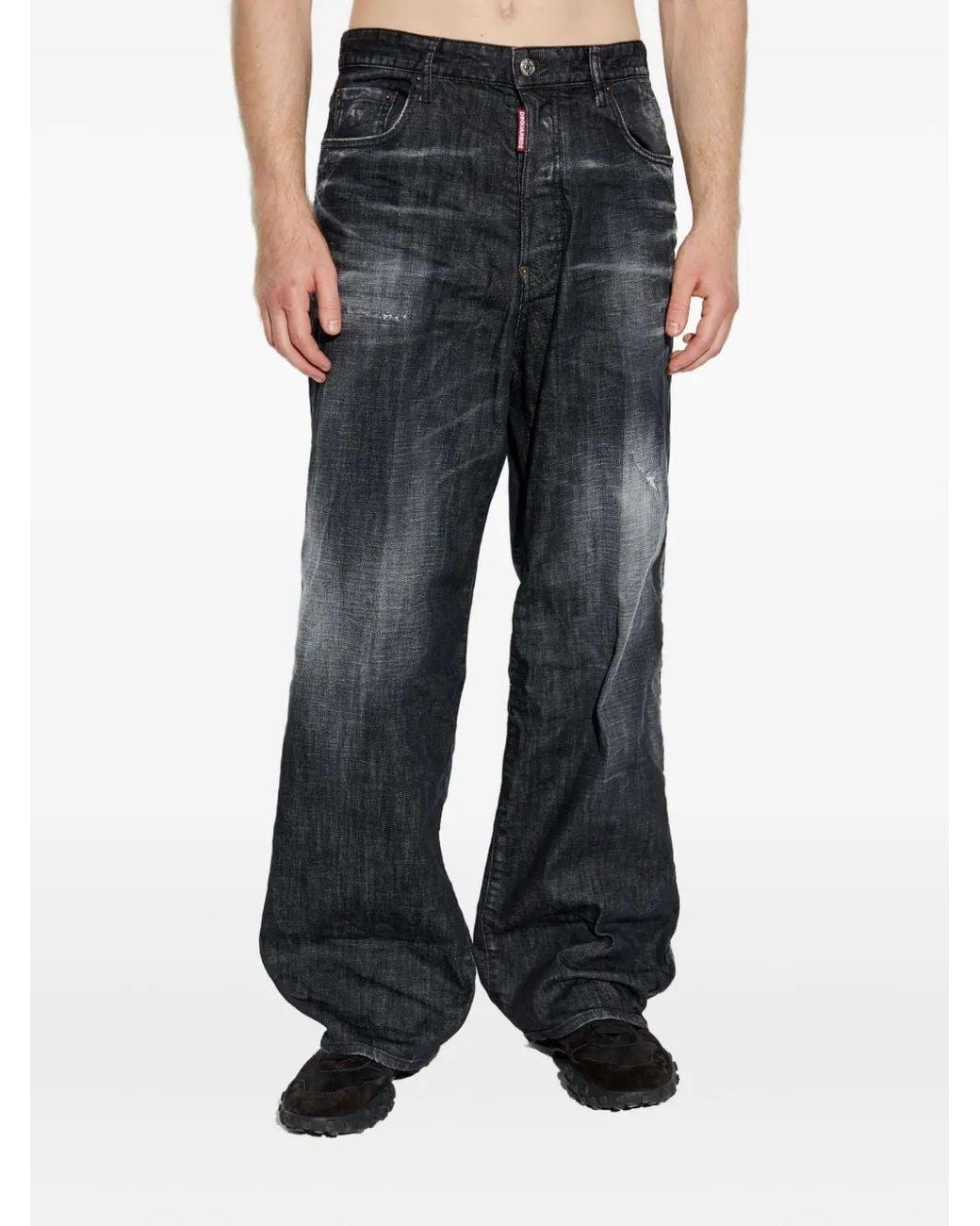 DSquared² Blue Pants 5 Pockets for men