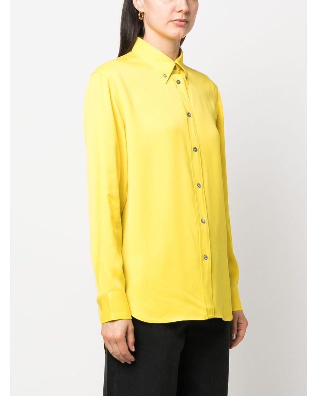 E Camisa ajustada Classic Studio Nicholson de color Yellow