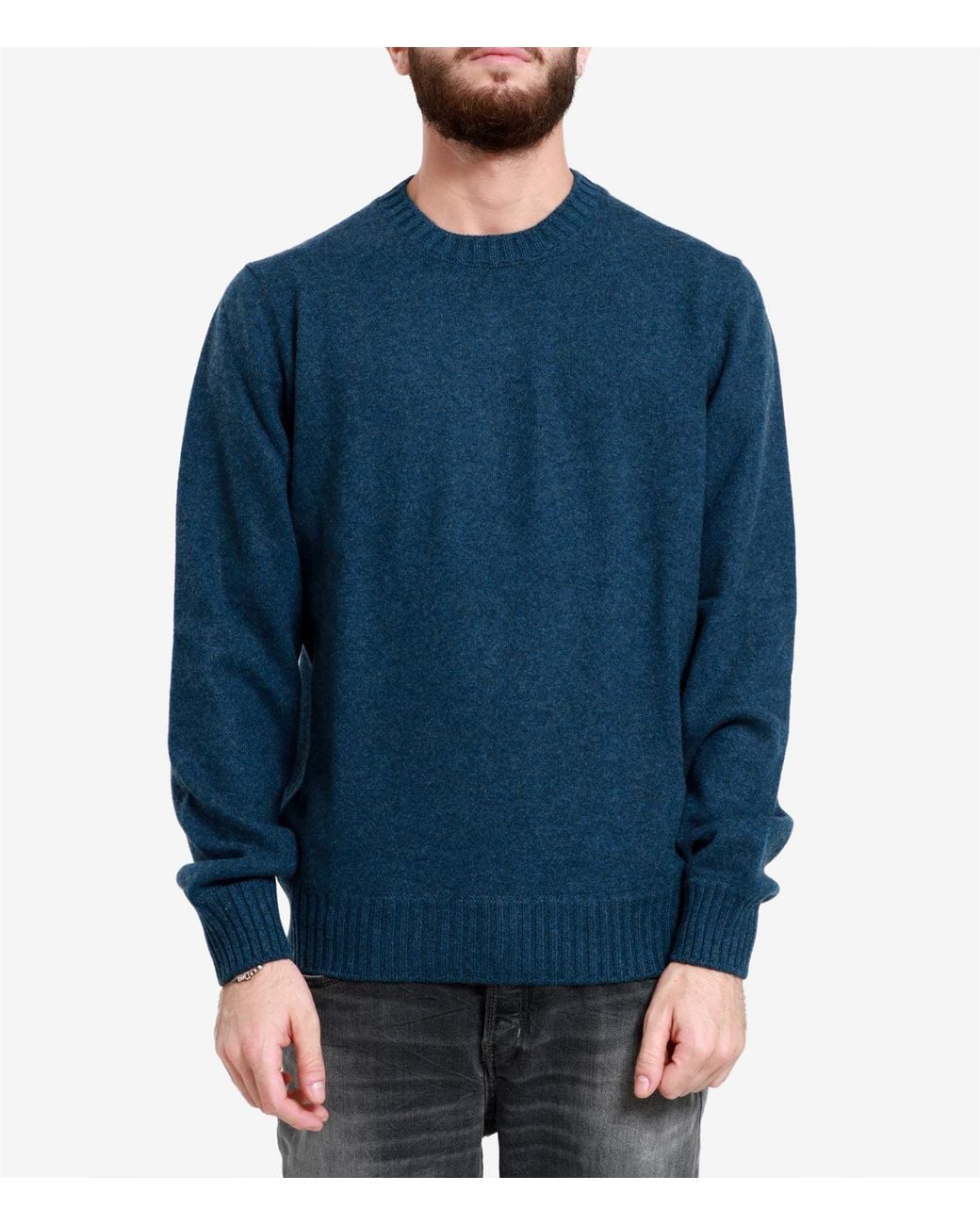 Gran Sasso Blue Sweaters for men