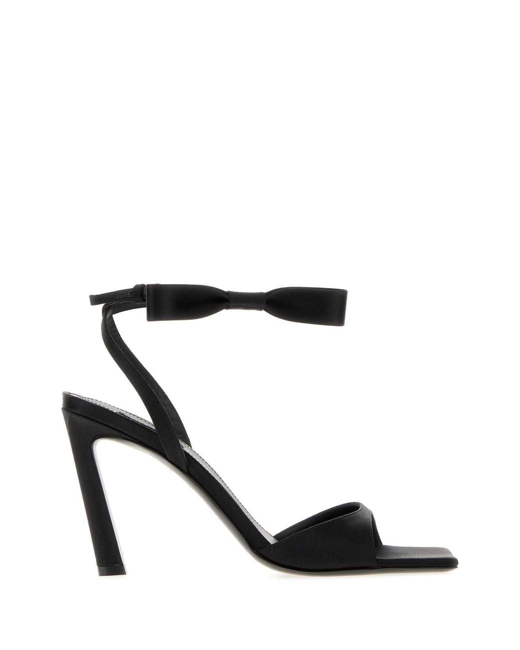 Givenchy Black Naked Bow Sandals 95Mm