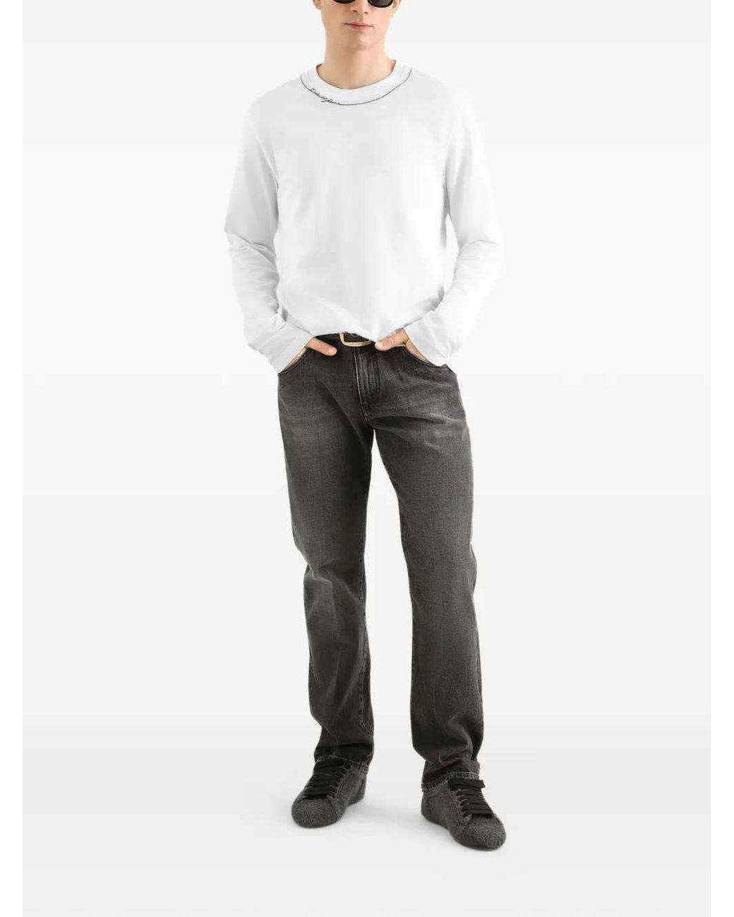 Dolce & Gabbana Gray Dolce & Gabbana Denim Pants for men