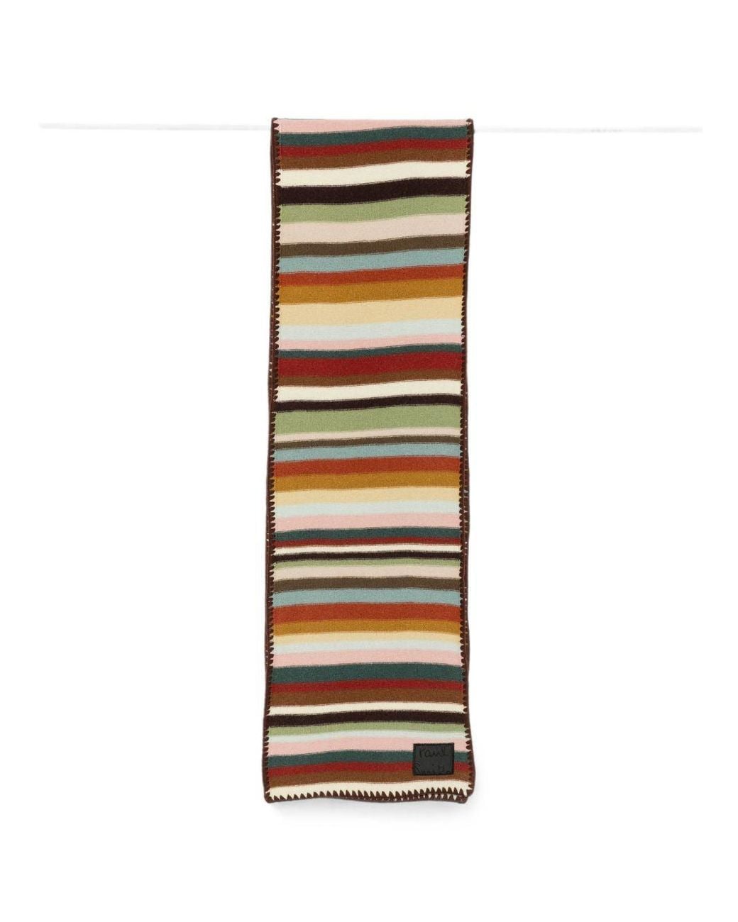 Paul Smith White Wool Scarf