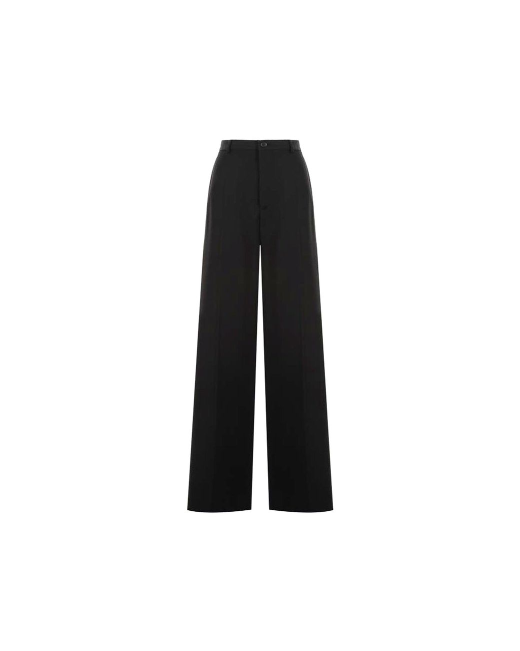 Balenciaga Black Wool Flared Pants for men