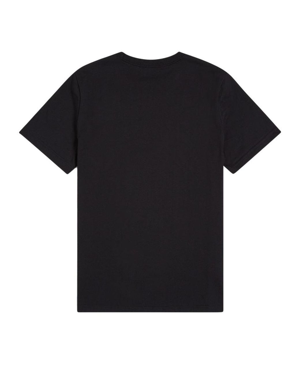 Fred Perry Black T Shirt Con Logo