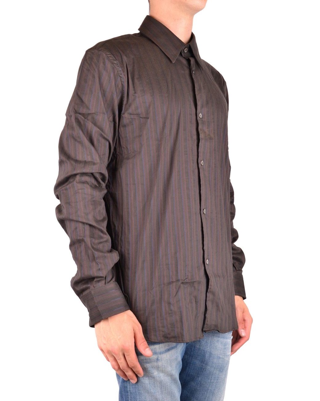 CoSTUME NATIONAL Brown Shirts for men
