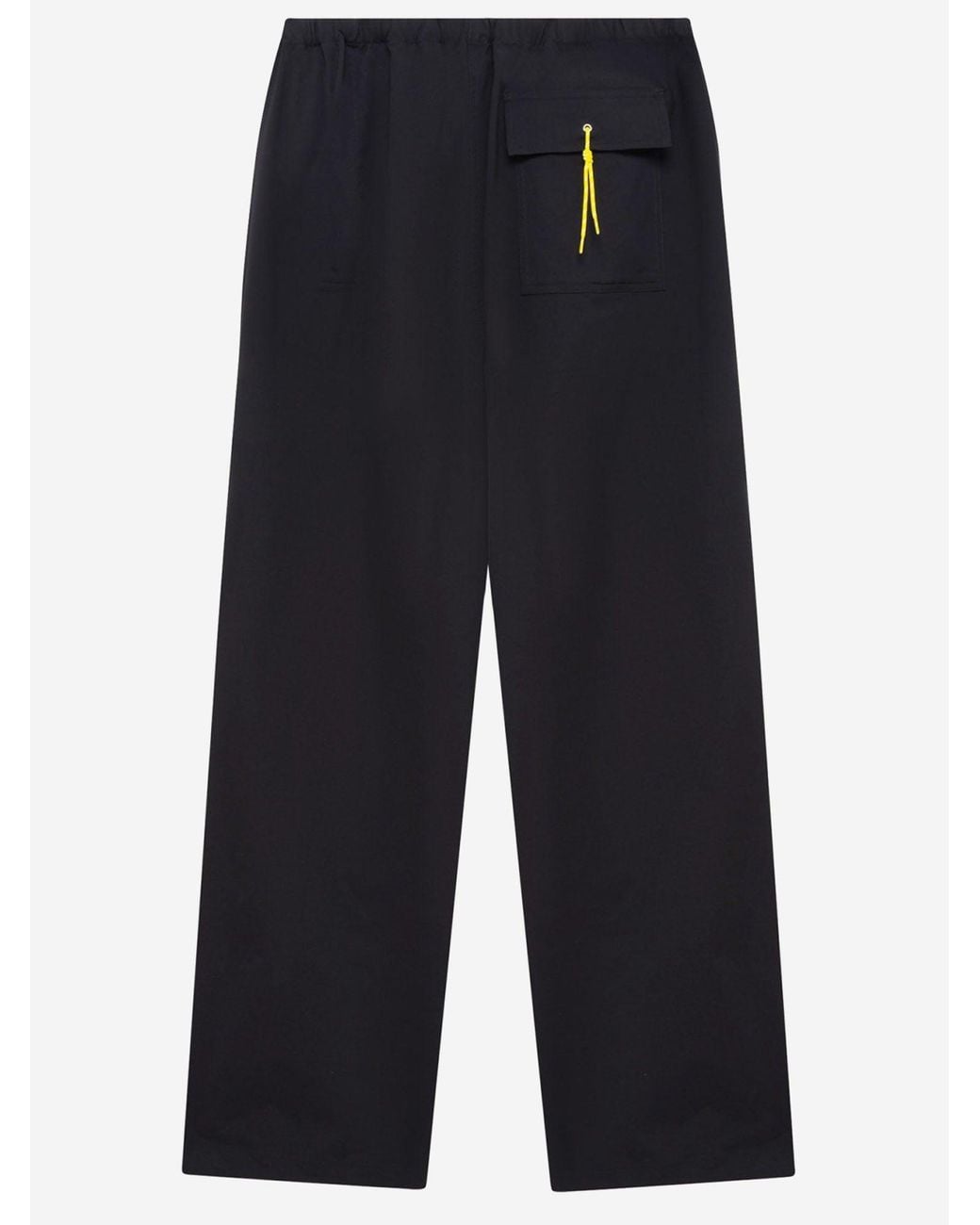 Autry Blue Nylon Pants With Logo