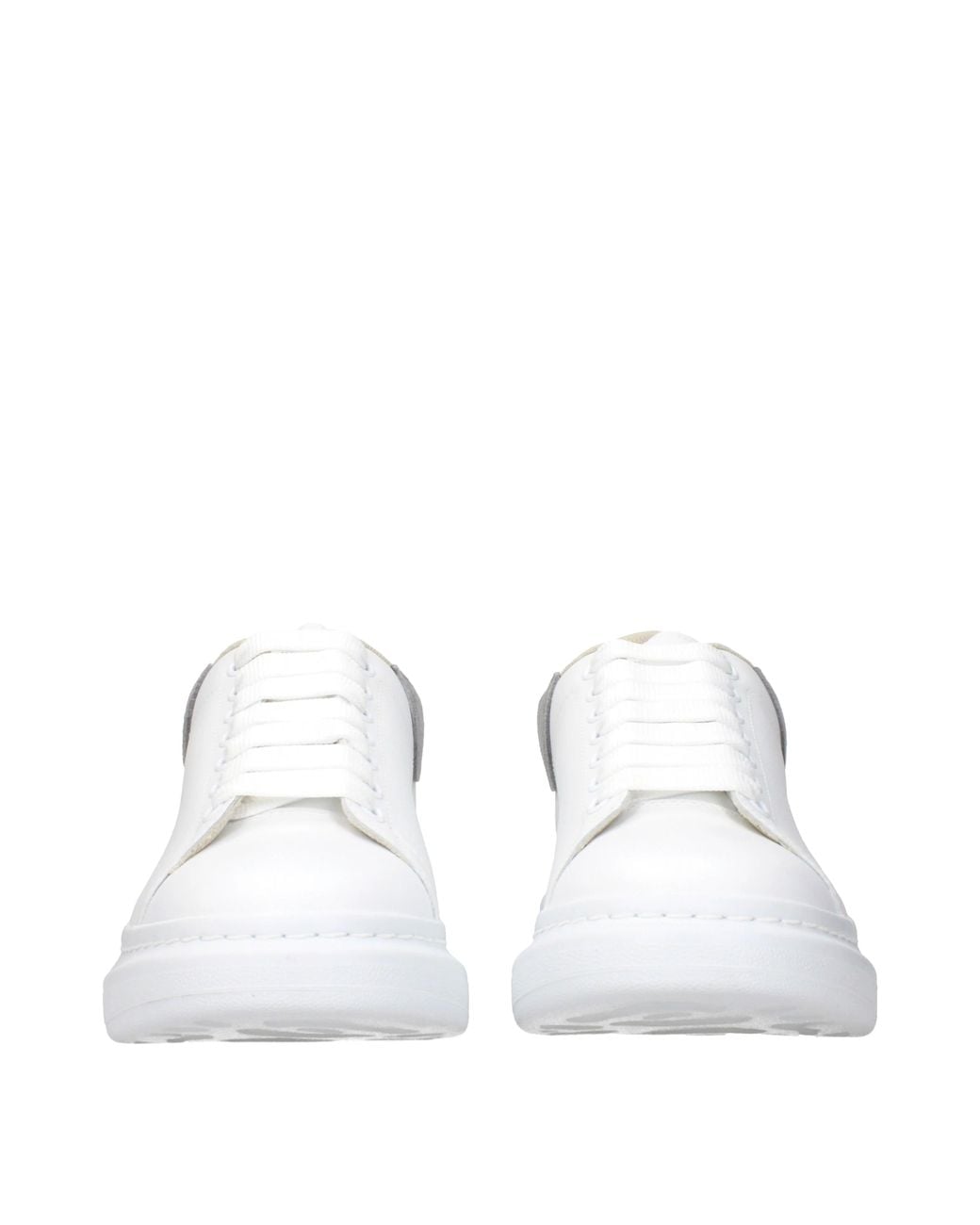 McQueen White Alexander Mc Queen Sneakers Oversized Leather And