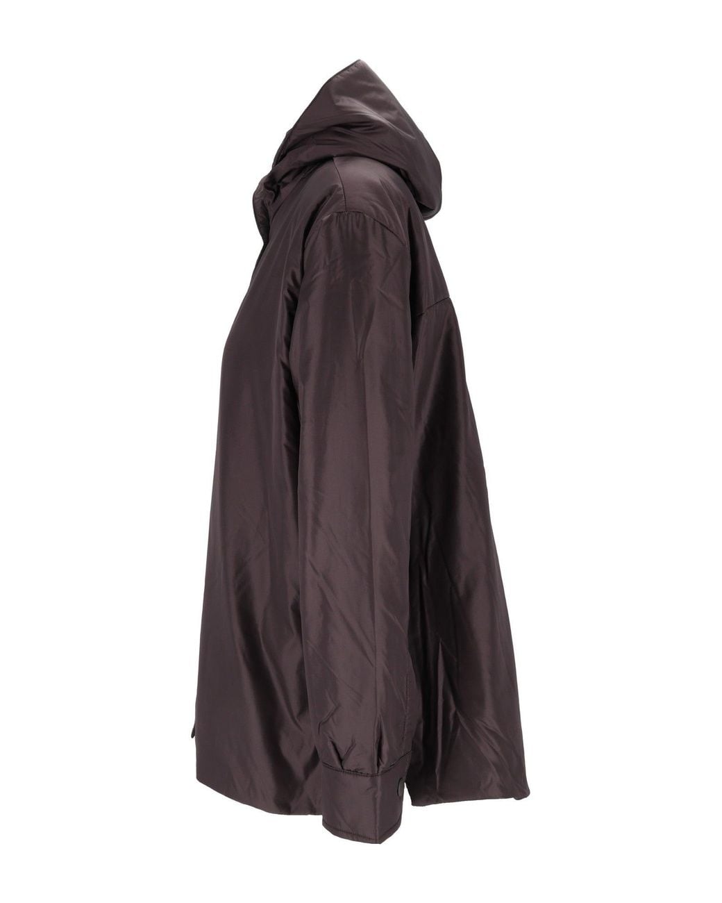 Aspesi Purple Beth Hooded Nylon Jacket