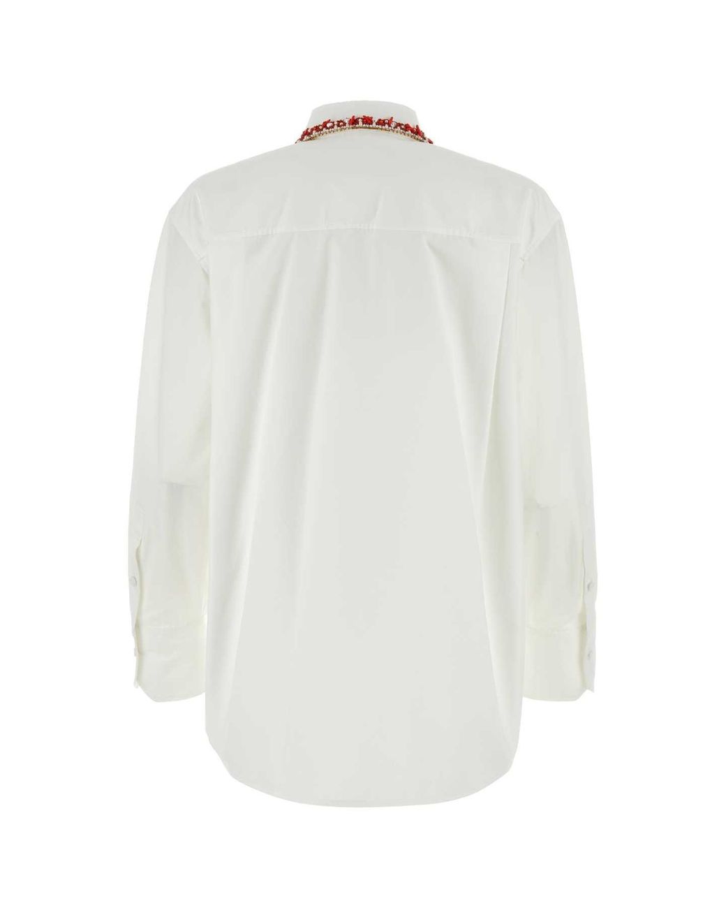 Valentino Garavani White Poplin Shirt for men