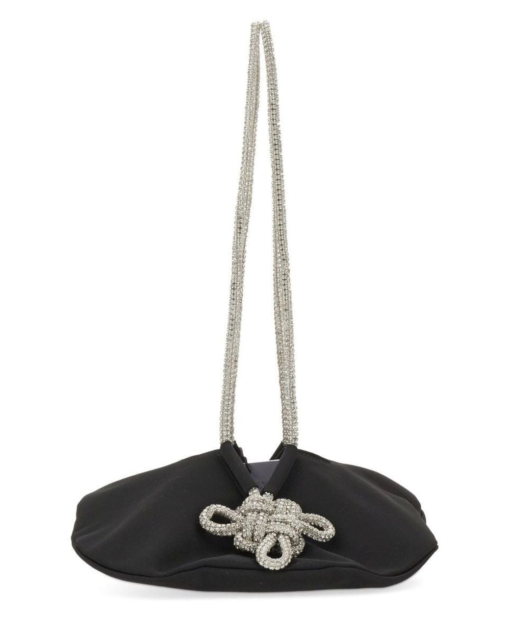 Kara Black Ufo Shoulder Bag
