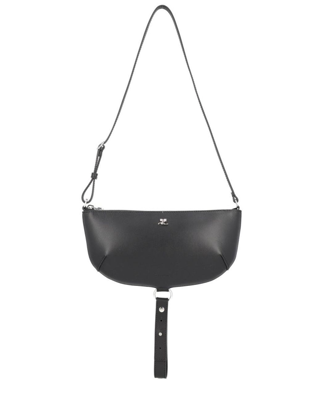 Courreges Black "Holy Eclipse" Bag