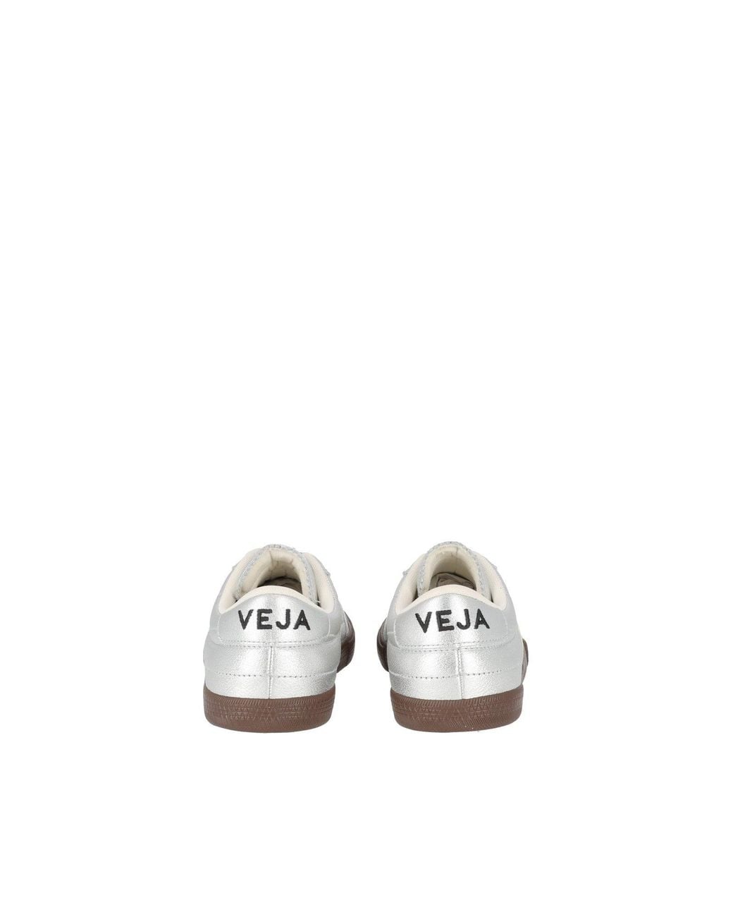Veja White Panenka Metallic Low-Top Sneakers
