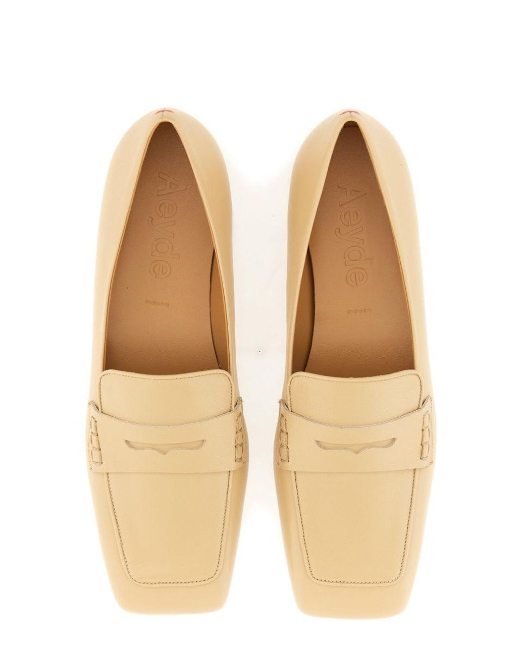 Aeyde Natural Tom" Moccasin