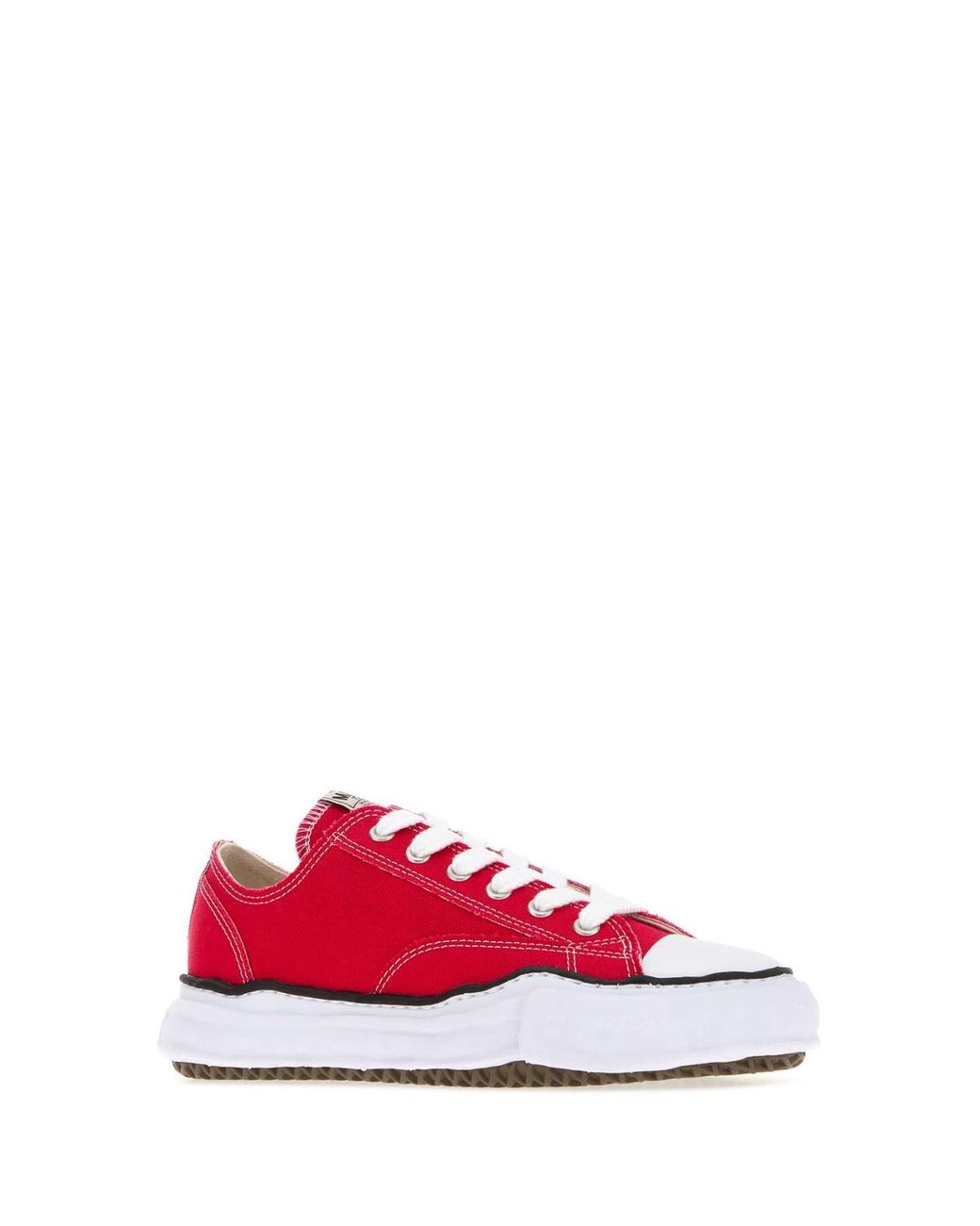 Maison Mihara Yasuhiro Red Canvas Peterson Sneakers for men