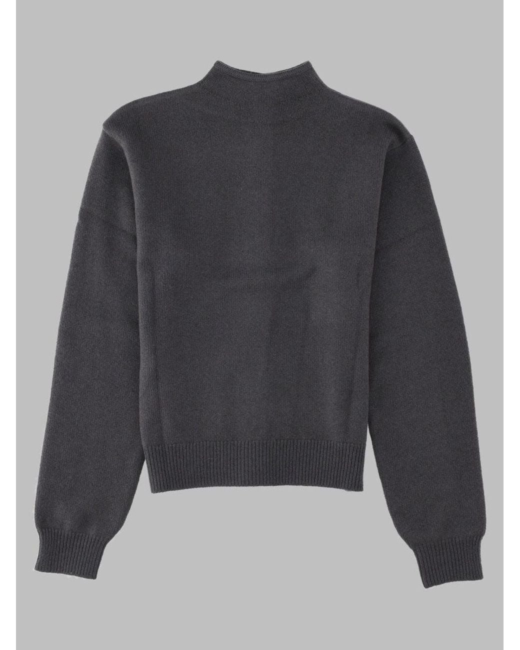 Lemaire Gray Cozy Sweatshirt Sweater