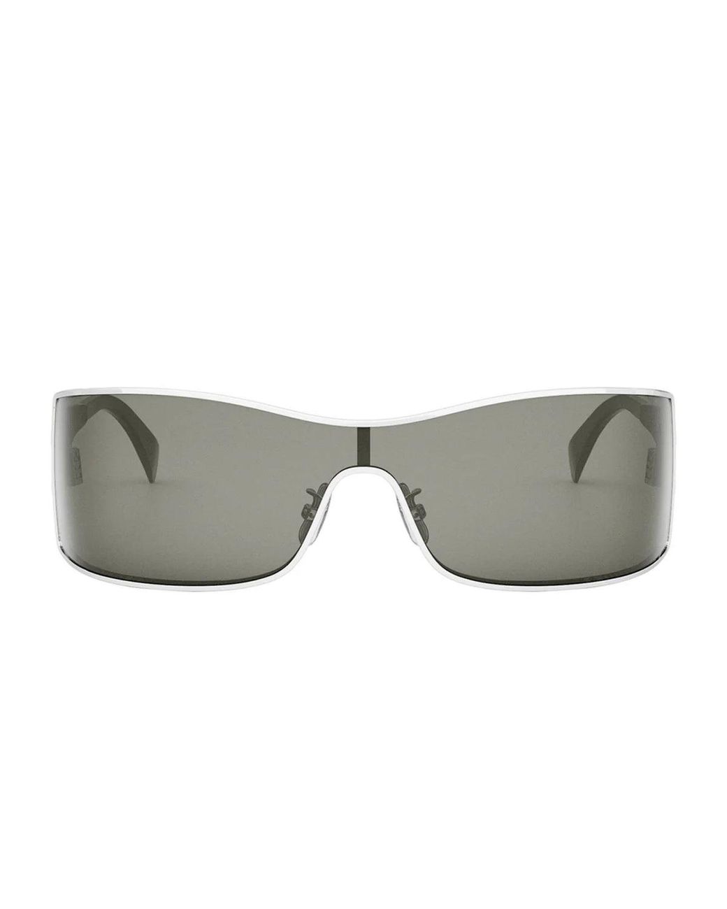 Céline Gray Sonnenbrille Cl40283 U 16 A Triomphe Maxi Metall Silber/Grau Damen