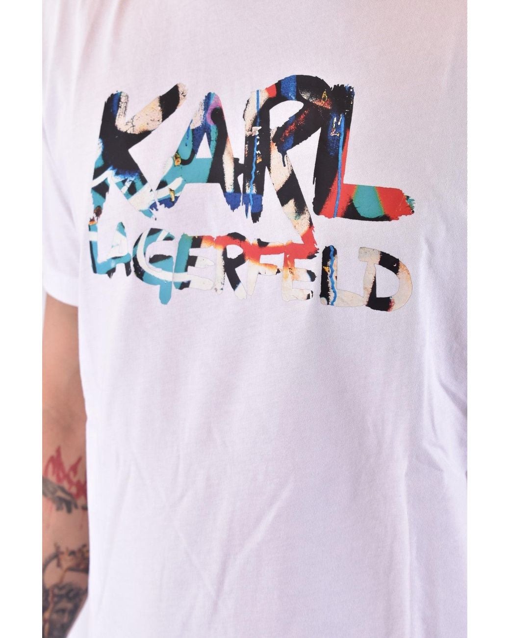 Karl Lagerfeld White T Shirt