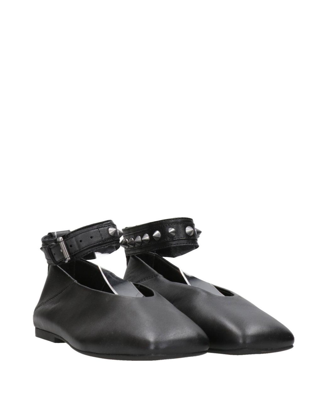 Ash Black Flat Shoes