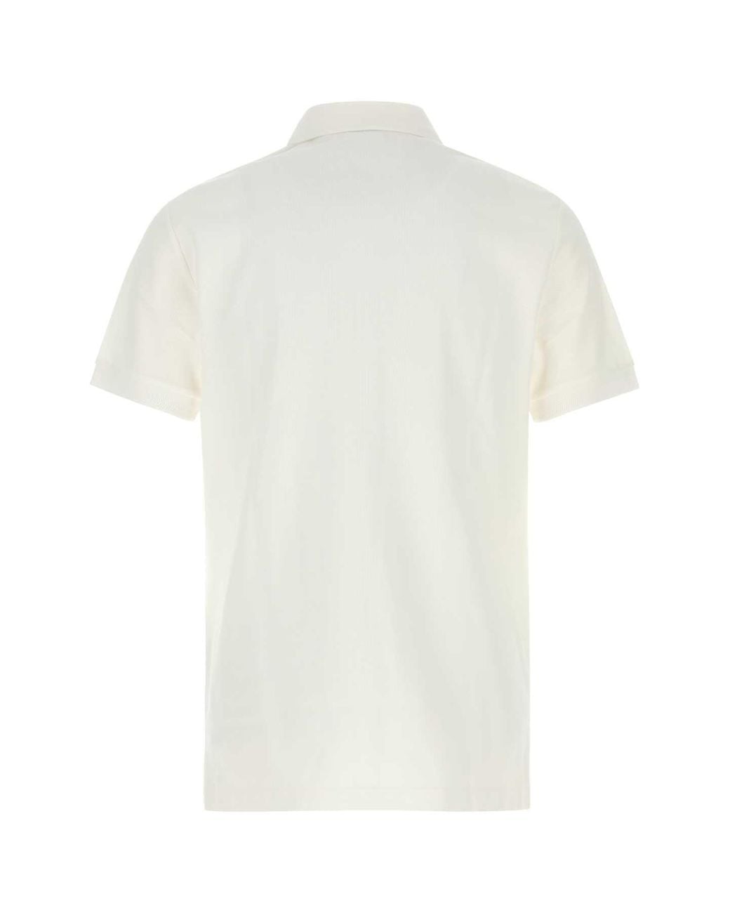 Burberry White Piquet Polo Shirt