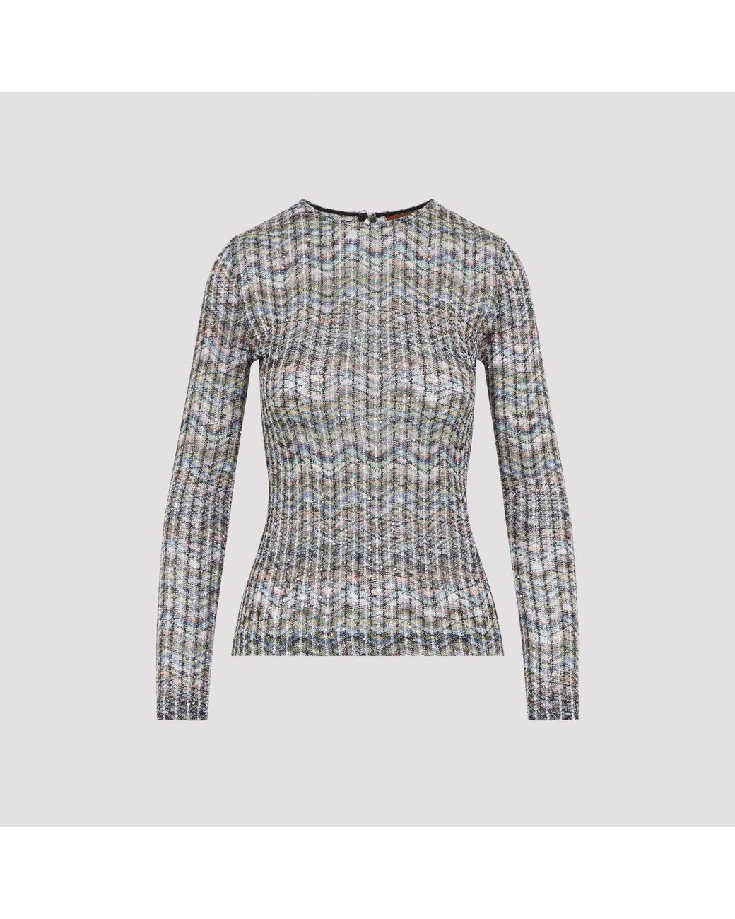 Missoni Gray Crewneck Sweater