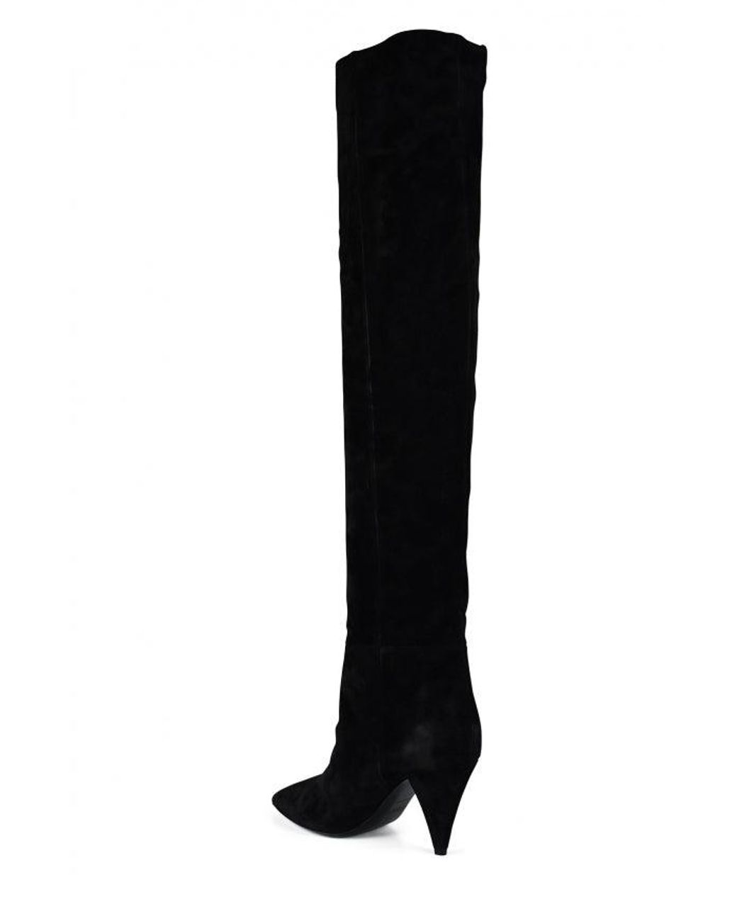 Saint Laurent Black Thigh-high Boots Kiki