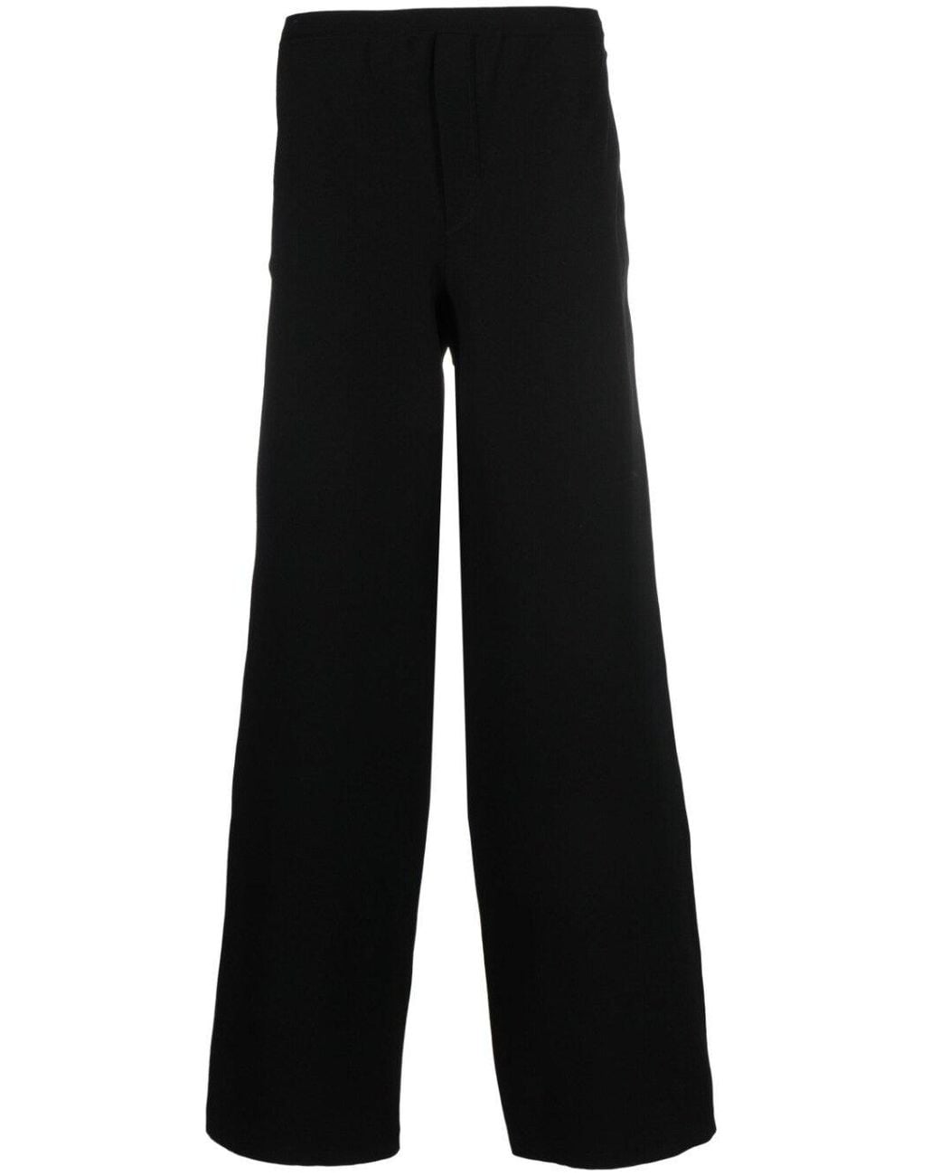Ferragamo Black Wide Leg Trousers